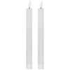 Luxe Collection Natural Glow S/ 2 White LED Dinner Candles