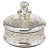 Silver Foil Effect Large Trinket Jar