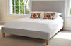 Manhattan King Size Bed In Amalfi Velvet Dove