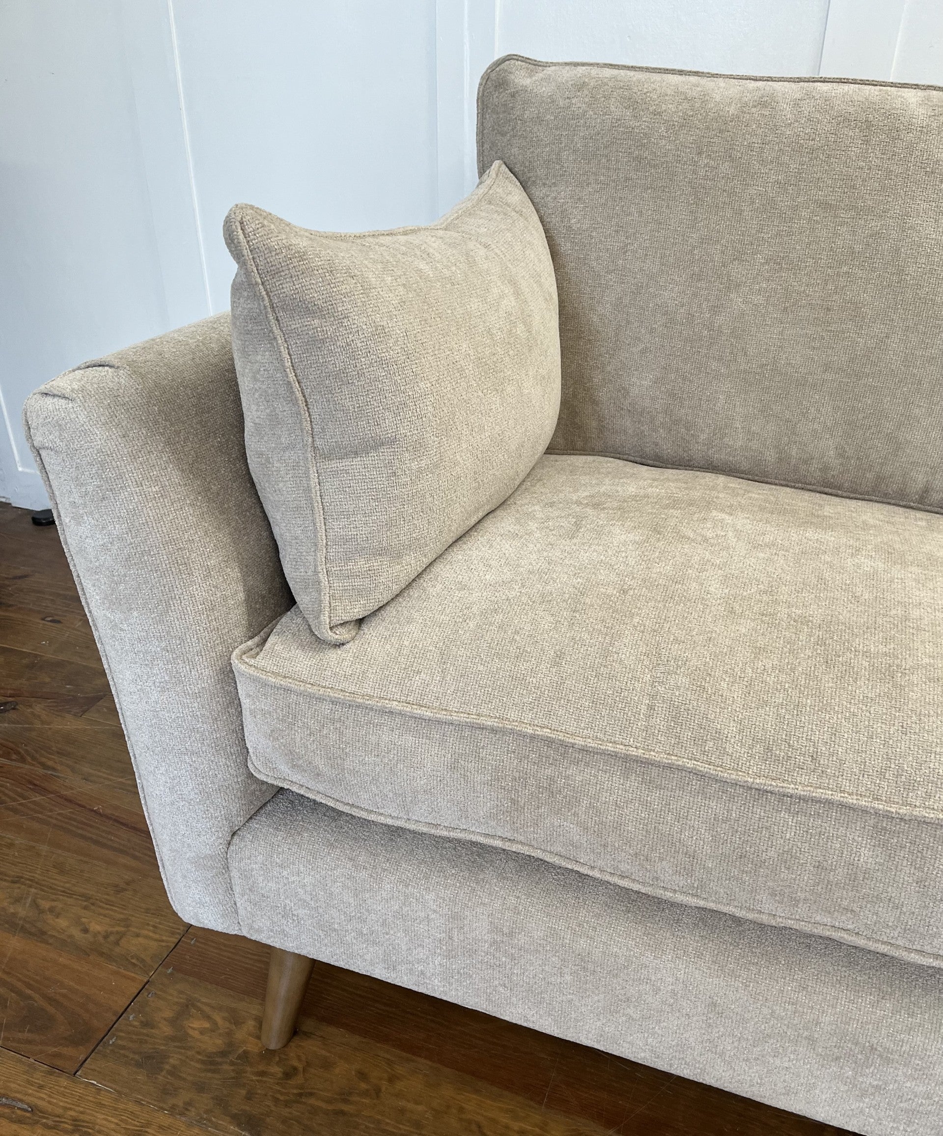 Apollo Sofa – Stone Bouclé 3-Seater in Scandi Style