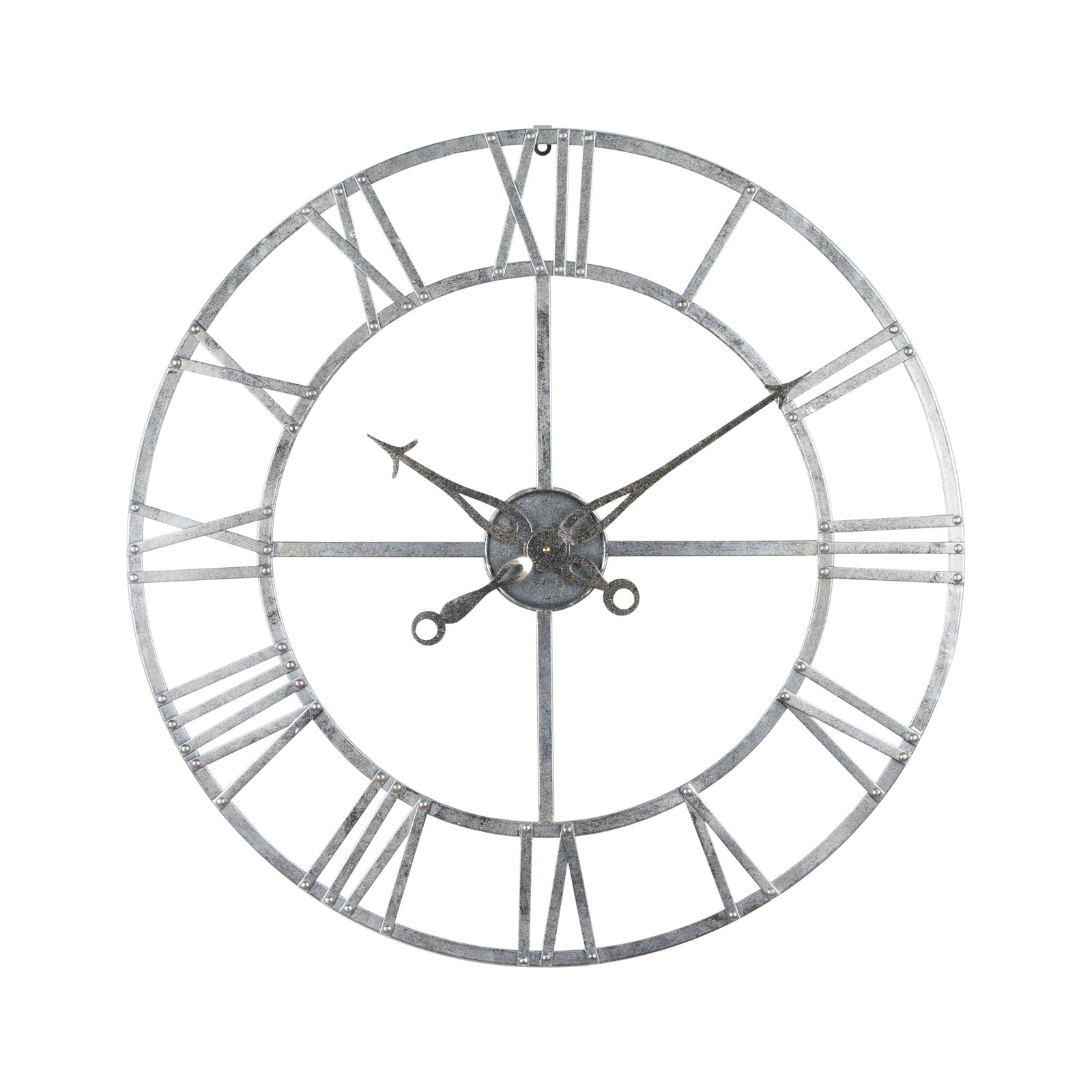 Silver Foil Skeleton Wall Clock-product