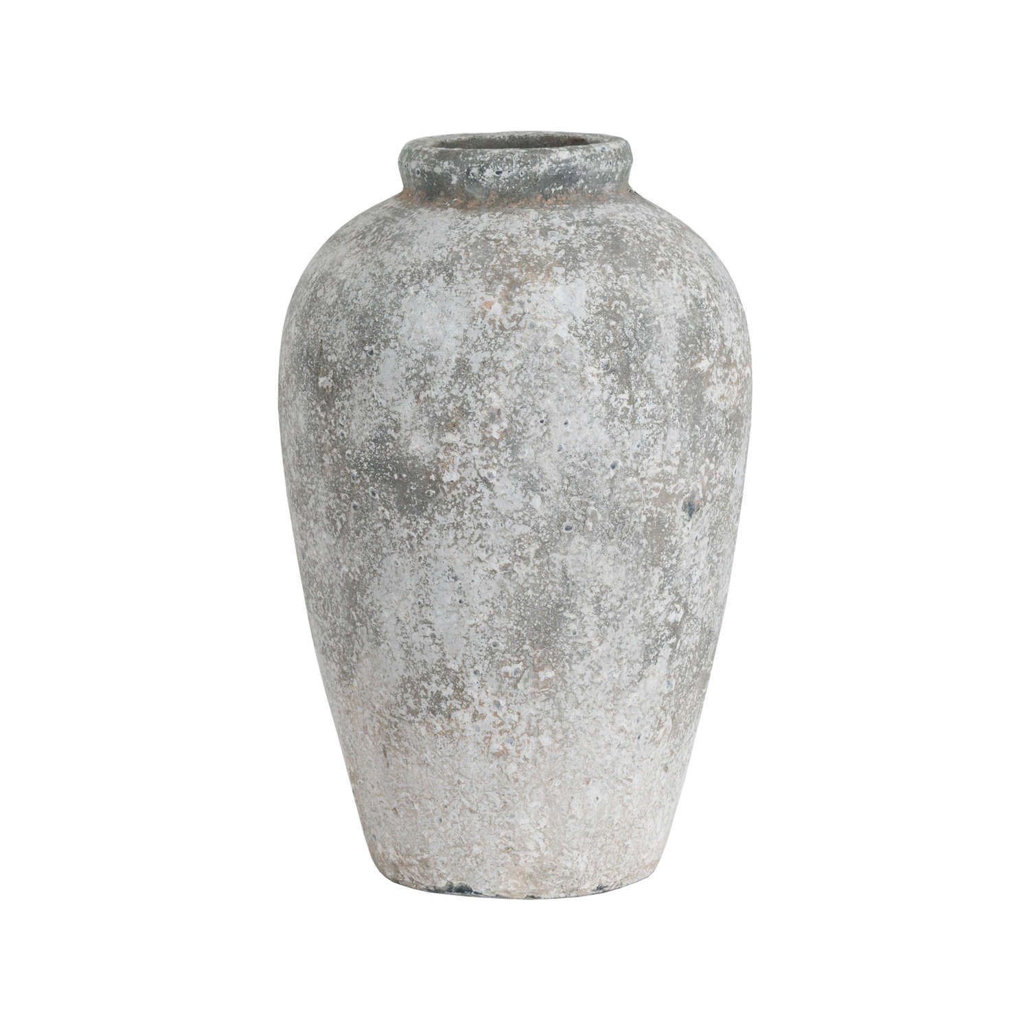 Aged Stone Tall Ceramic Vase-product