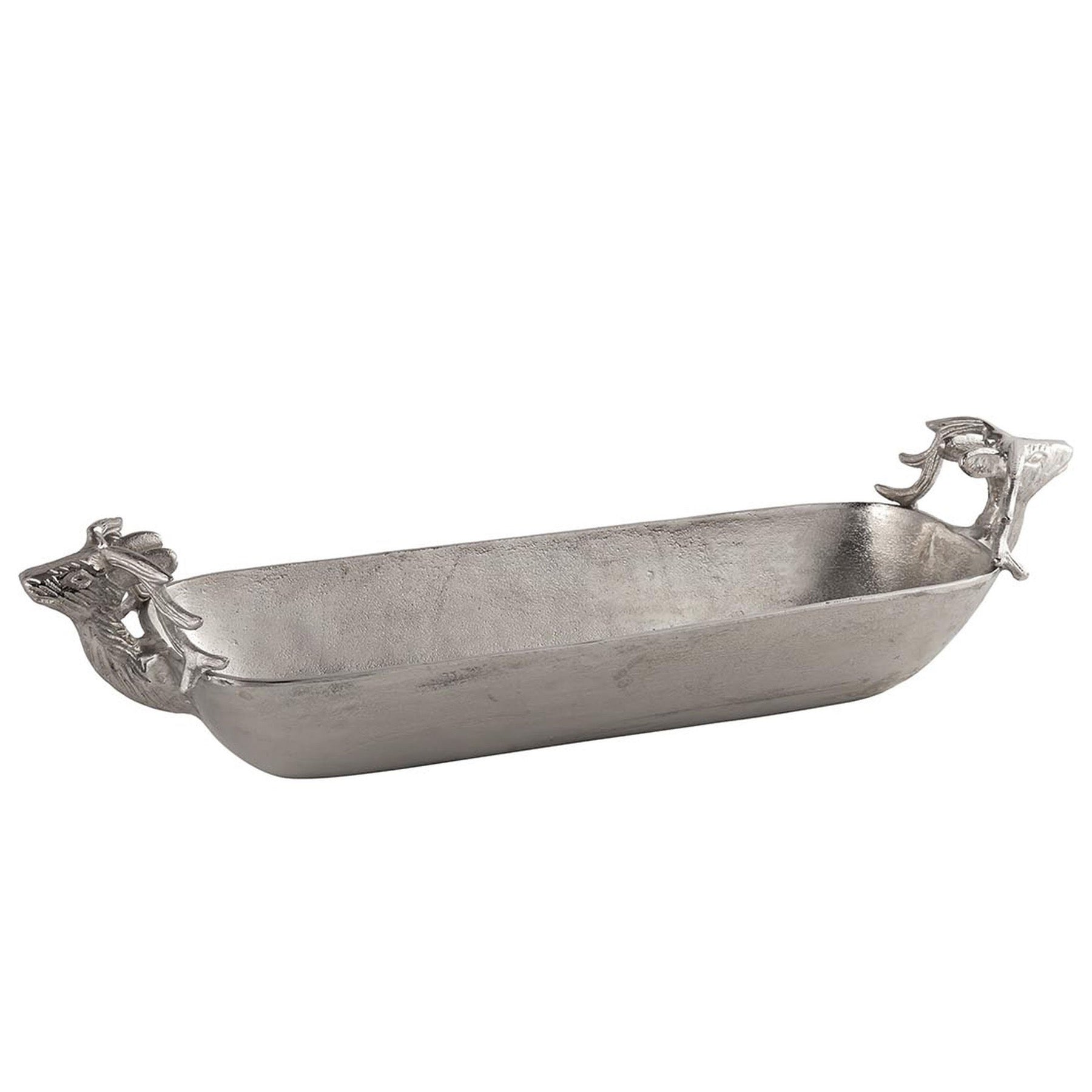 Farrah Collection Silver Large Deer Display Tray-product