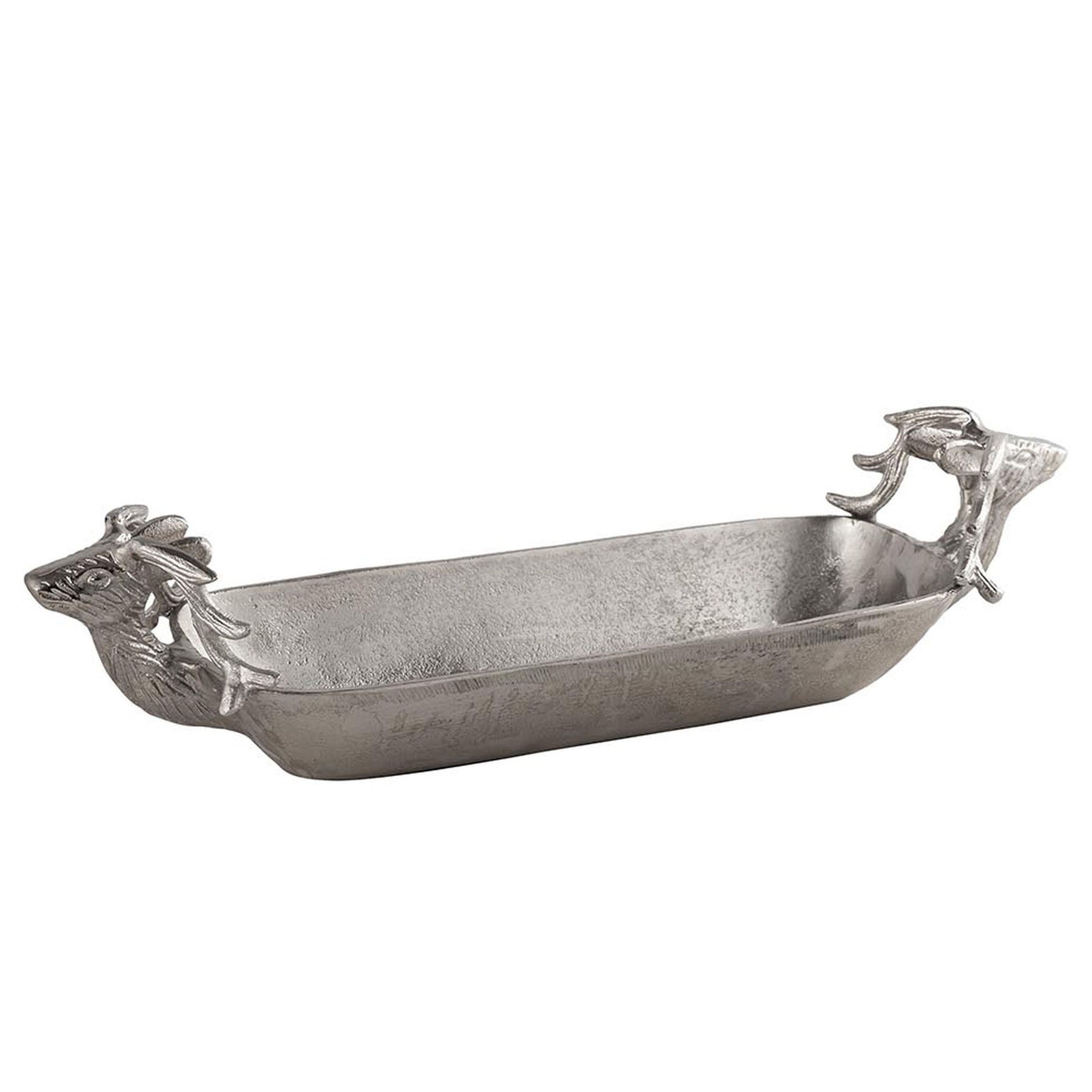 Farrah Collection Silver Deer Display Tray-product