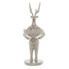 Standing Silver Stag Ornament  With Bowl