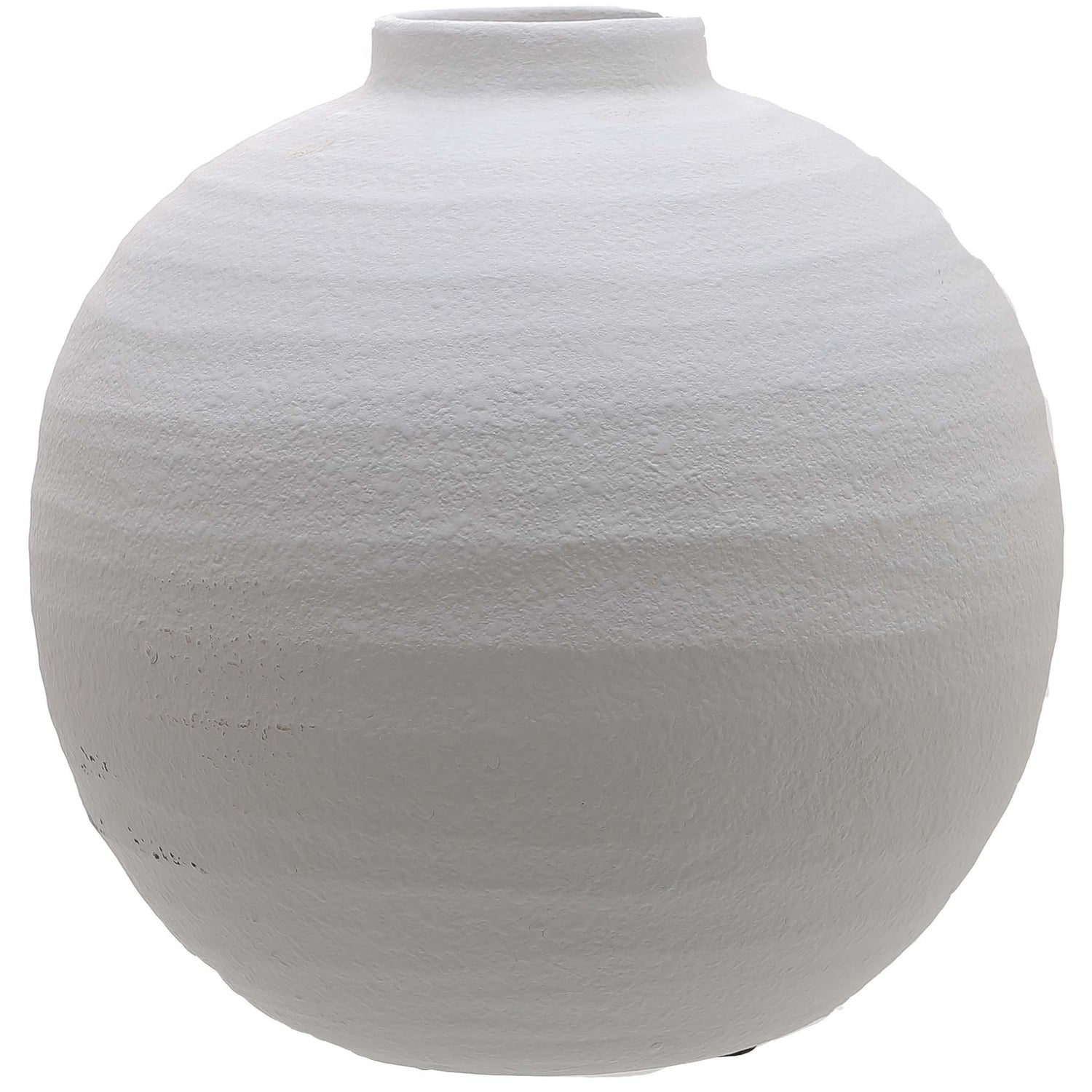 Tiber Matt White Ceramic Vase-product