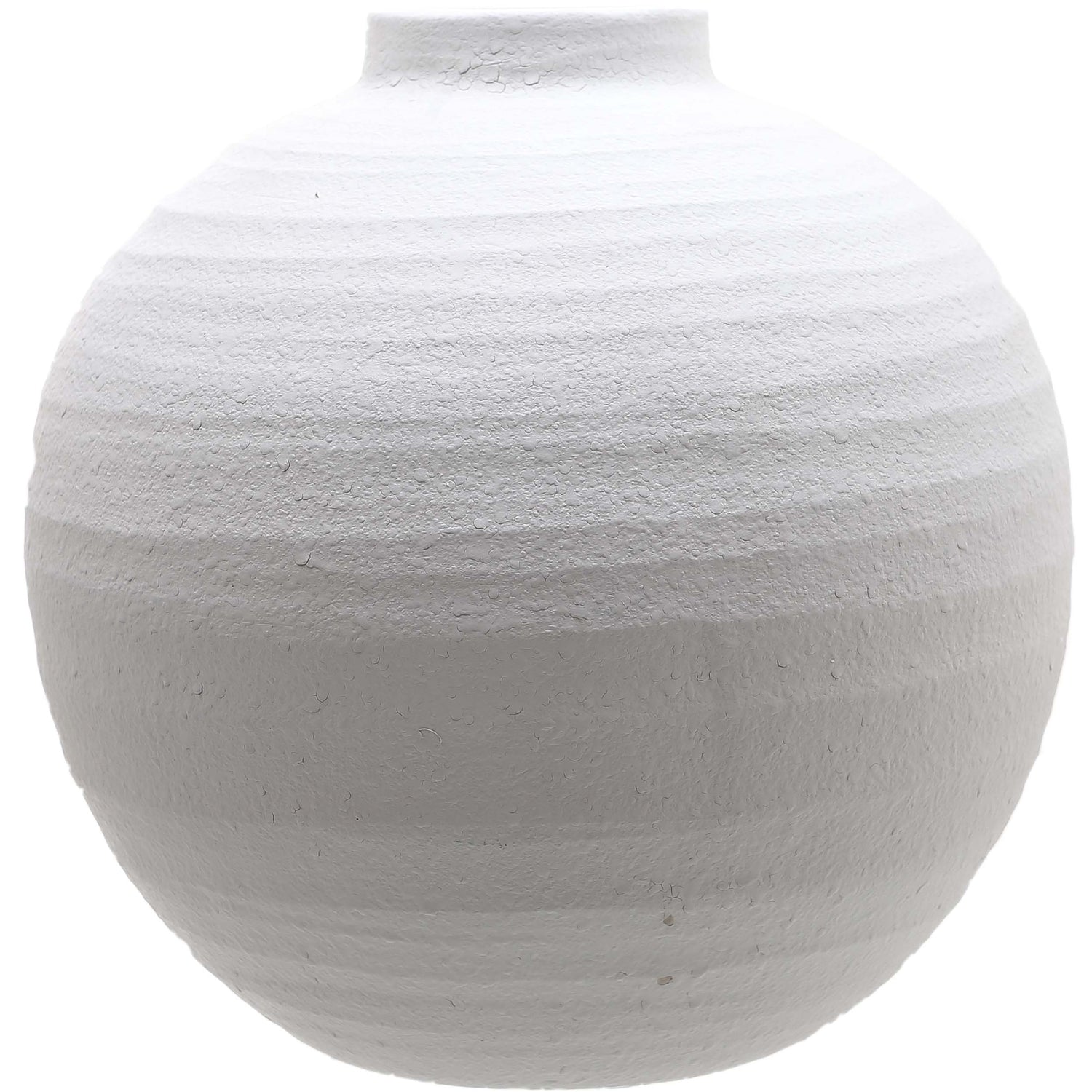 Tiber Large Matt White Ceramic Vase-product