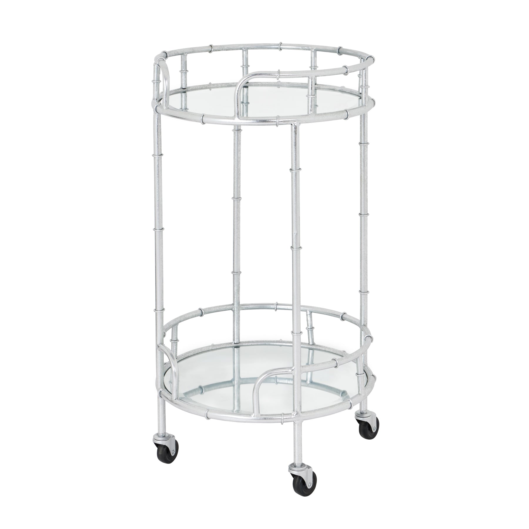 Silver Round Drinks Trolley-product