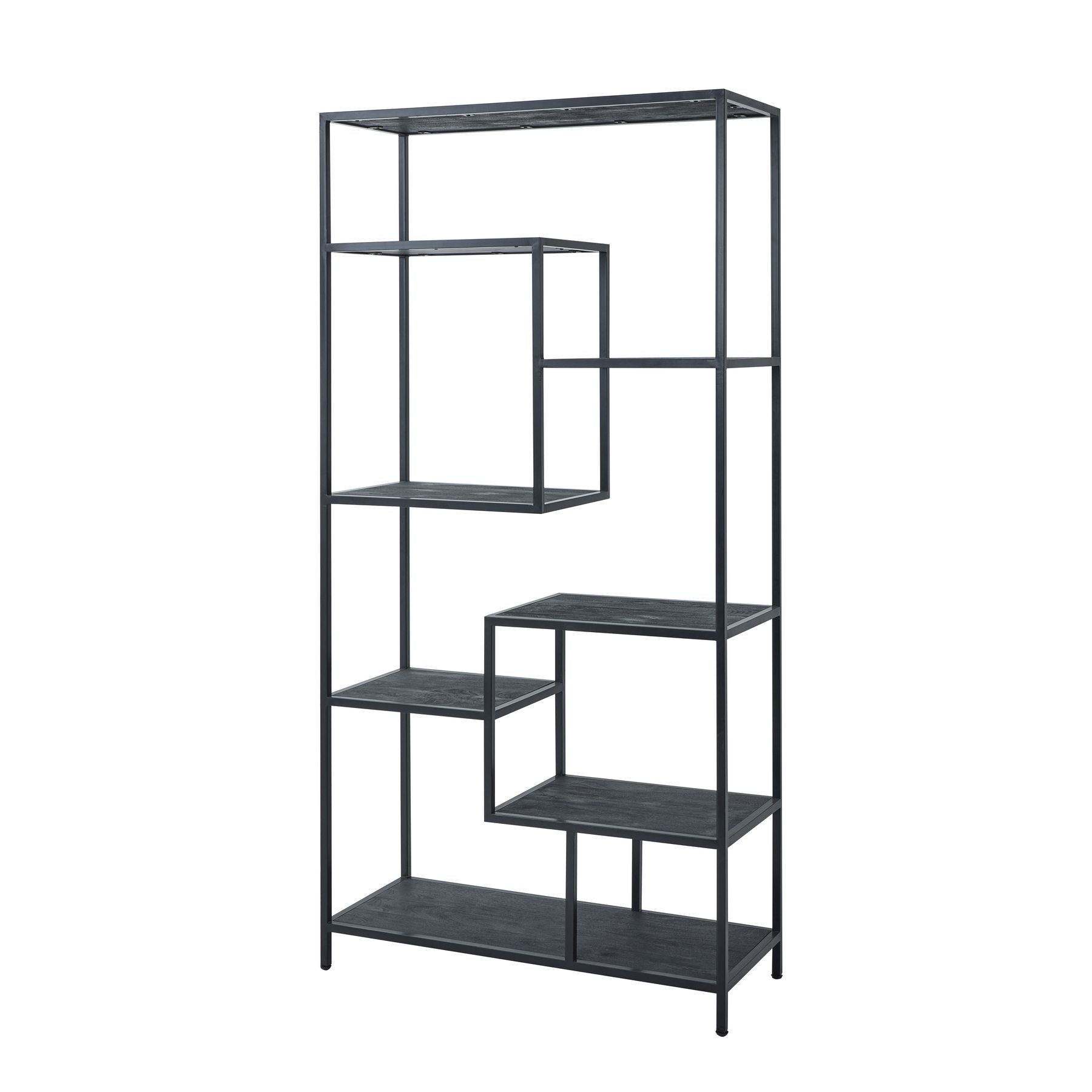 Large Black Multi Shelf Unit-product