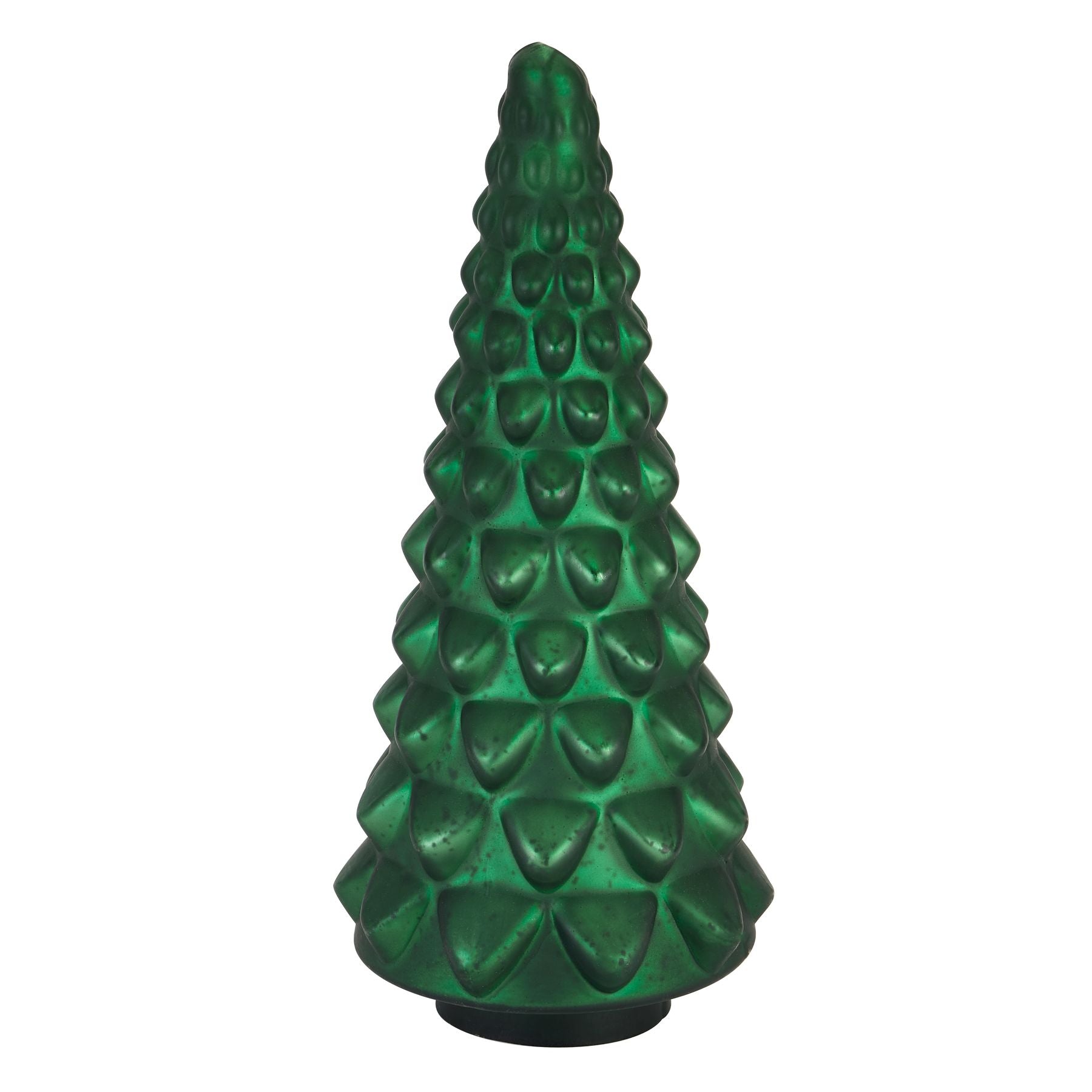 Noel Collection Forest Green Glass Decorative Tree-product