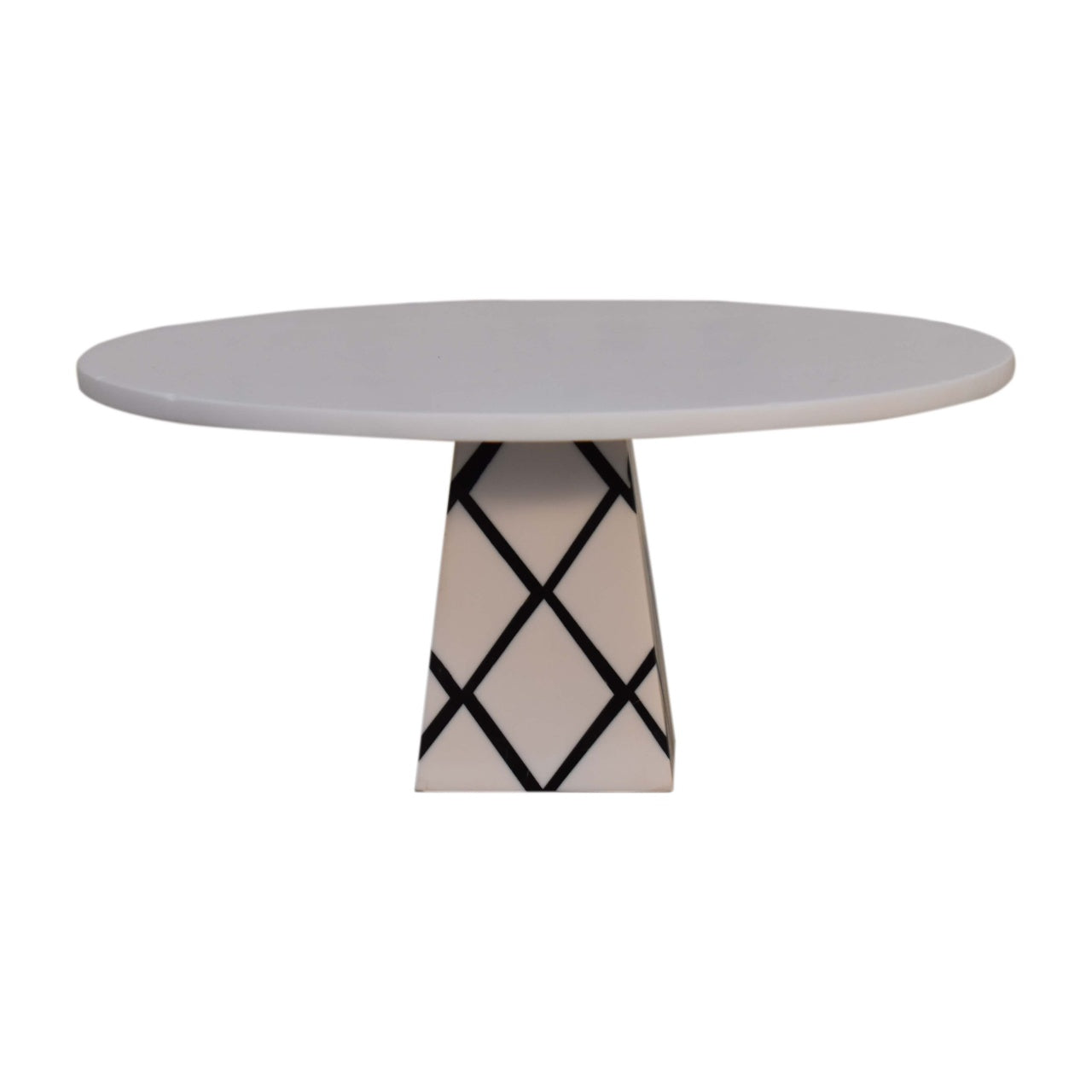 White Resin Cake Stand-product