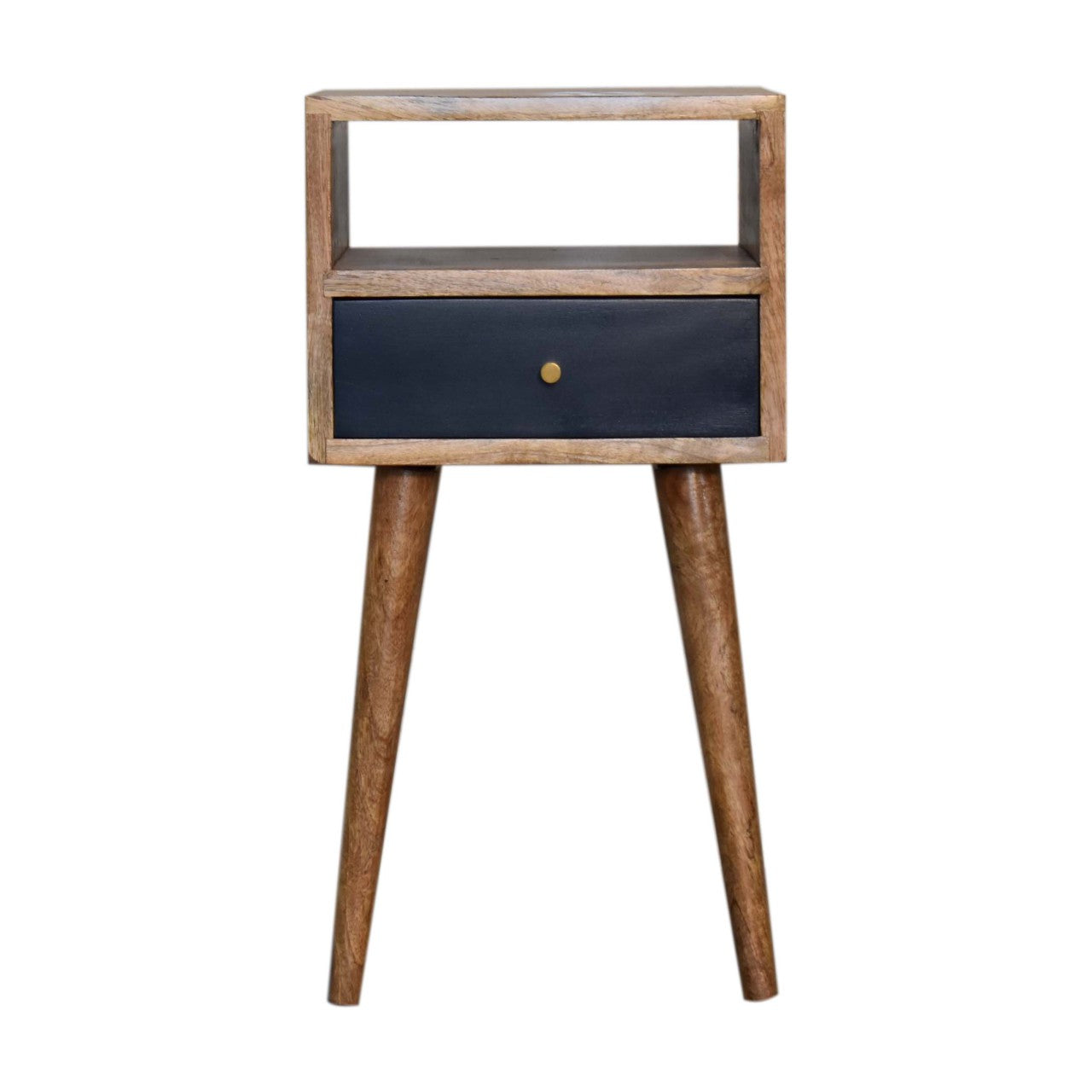 Mini Navy Blue Hand Painted Bedside-product