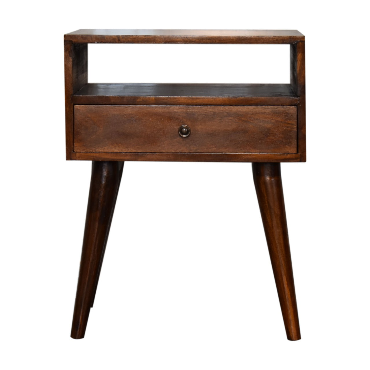 Modern Chestnut Solid Wood Bedside-product