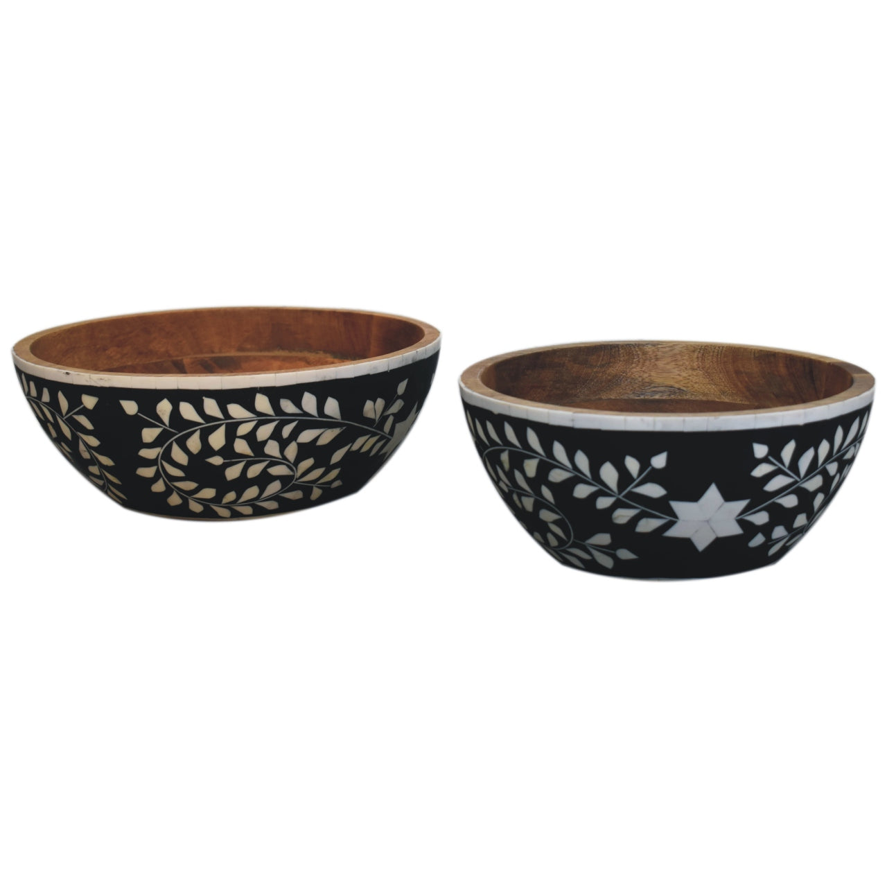 Floral Resin Inlay Bowl Set-product