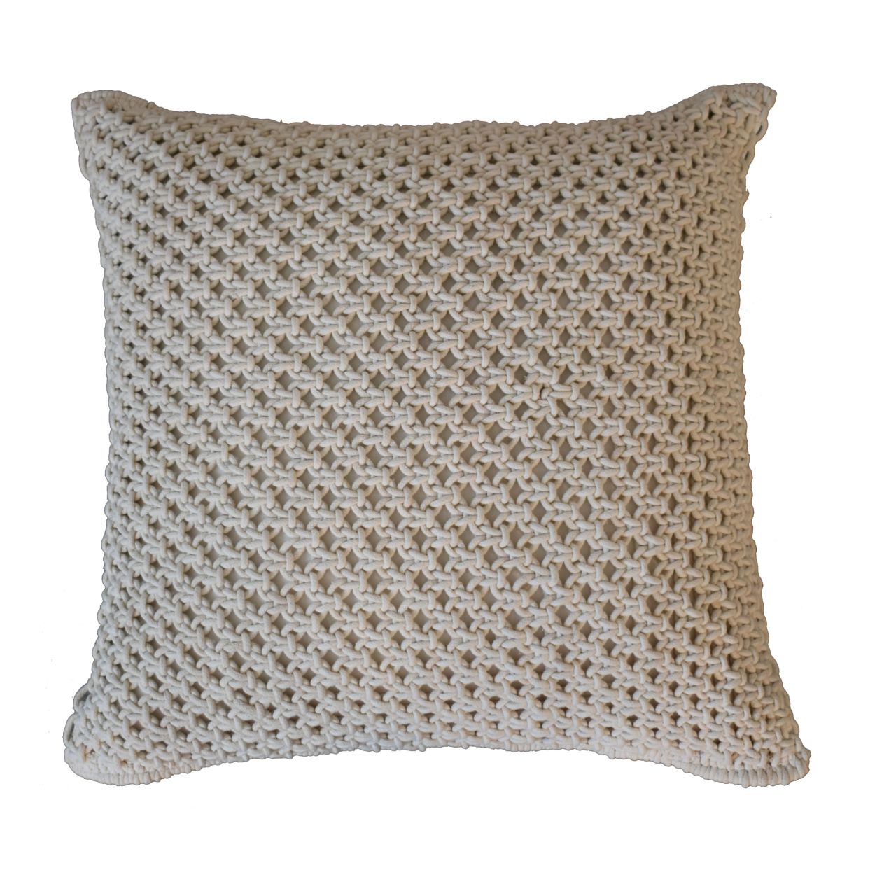 2x Knit Natural White Cushions-product