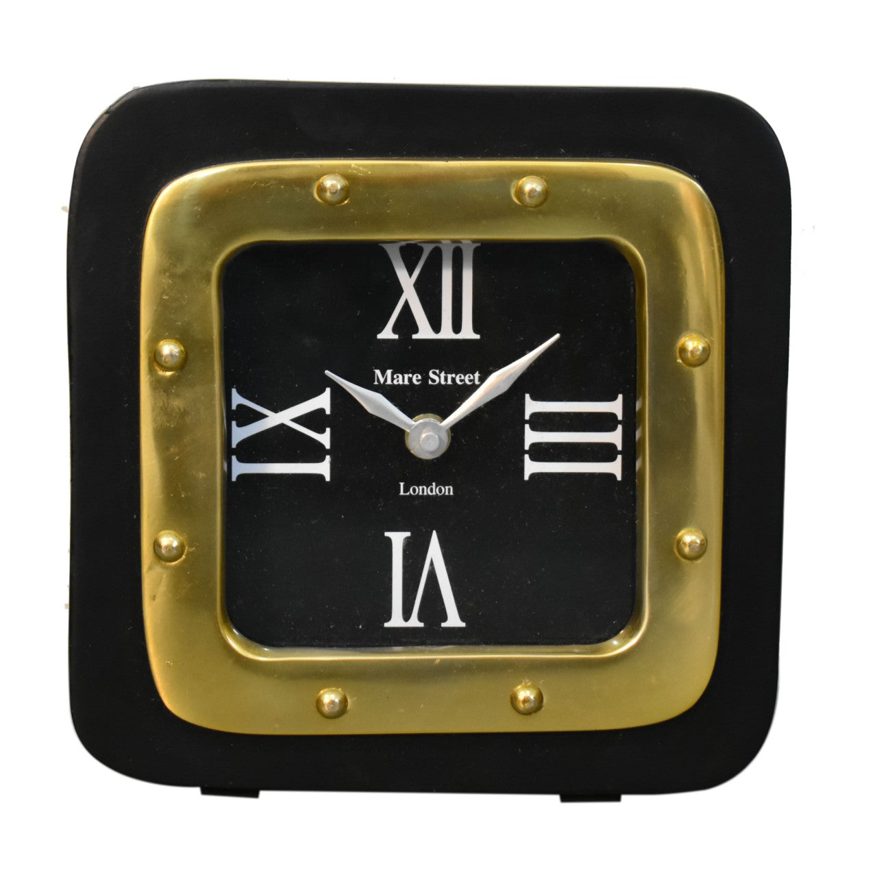 Black and Gold Small Table Clock-product