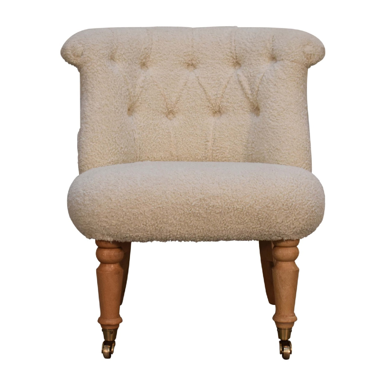 Boucle Cream Accent Chair-product