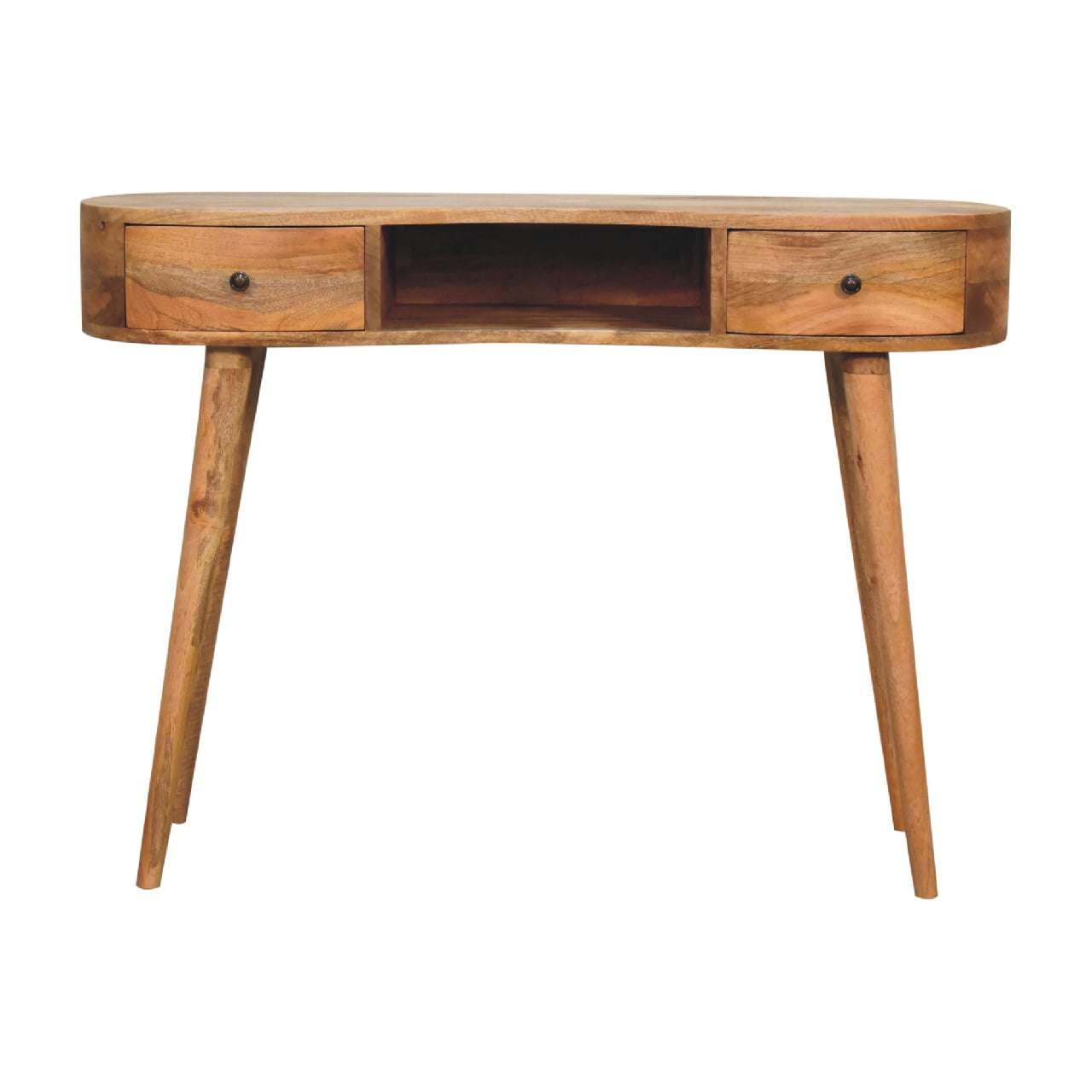 Oak-ish Wave Writing Desk-product