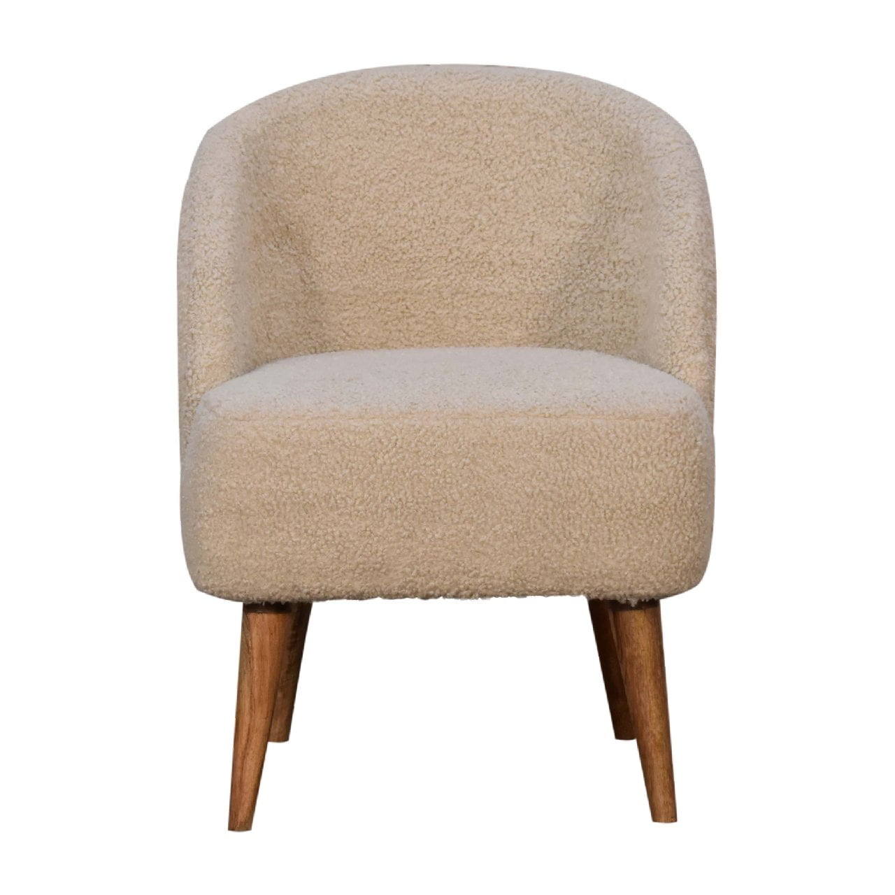 Cream Boucle Tub Chair-product