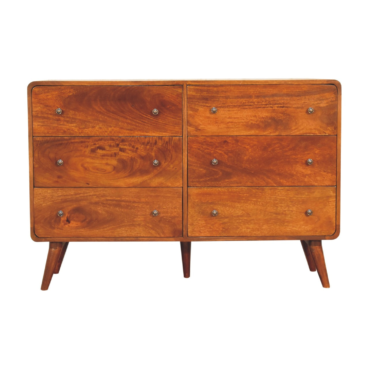 Large Curved Chestnut Chest-product