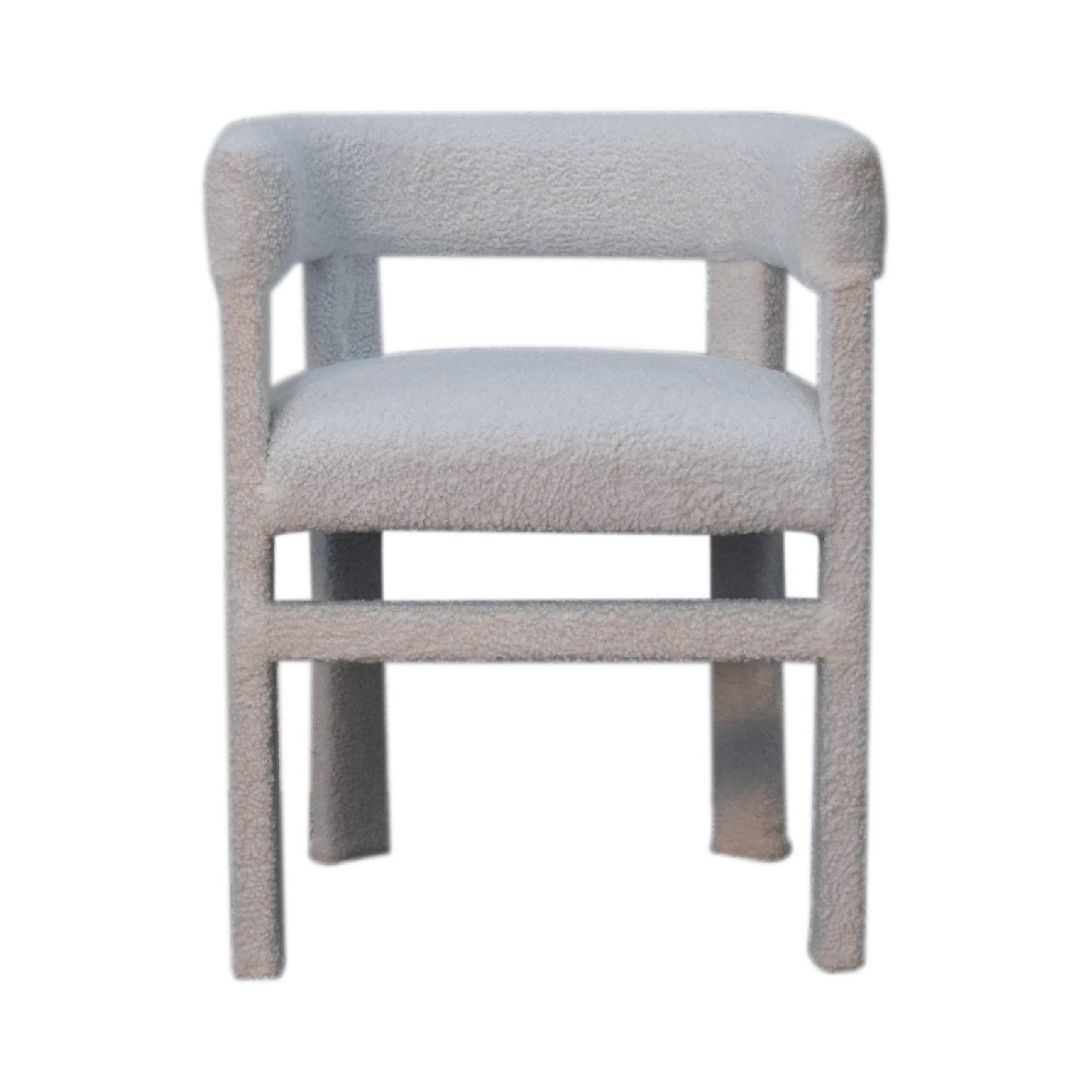 White Boucle Occasional Chair-product