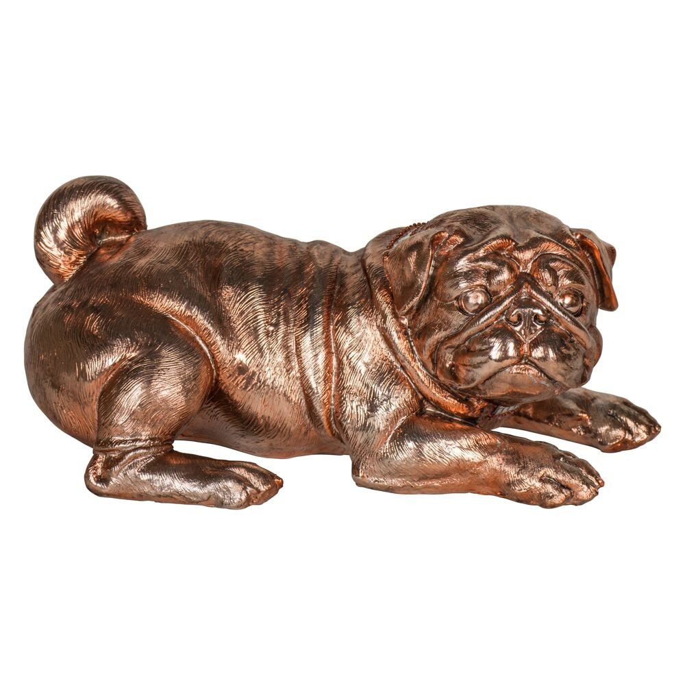 Bronze Finish Pug Figurine-product